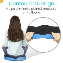Load image into Gallery viewer, Coccyx Cushion with Memory Foam