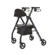 Load image into Gallery viewer, Rollator Deluxe - Aluminum - Seat Height Adjustment - 8" Wheels