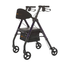 Load image into Gallery viewer, Rollator Deluxe - Aluminum - Seat Height Adjustment - 8" Wheels