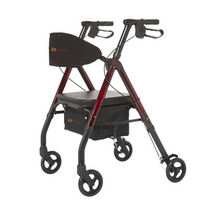 Load image into Gallery viewer, Rollator Deluxe - Aluminum - Seat Height Adjustment - 8" Wheels
