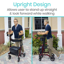 Load image into Gallery viewer, UpRight Walker - 4 Wheels with Seat
