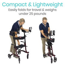 Load image into Gallery viewer, UpRight Walker - 4 Wheels with Seat