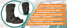 Load image into Gallery viewer, Air Walking Boot - Shell - Short - Black