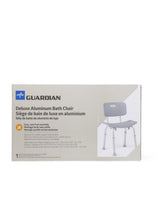 Load image into Gallery viewer, Aluminum Bath Bench with Back - Gray