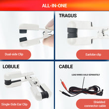 Load image into Gallery viewer, TENS Unit Vagus Nerve Dual-Soft Carbon Ear Clips
