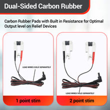 Load image into Gallery viewer, TENS Unit Vagus Nerve Dual-Soft Carbon Ear Clips