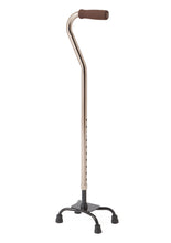 Load image into Gallery viewer, Aluminum Quad Cane, Bronze