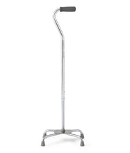 Load image into Gallery viewer, Aluminum Quad Cane, Chrome