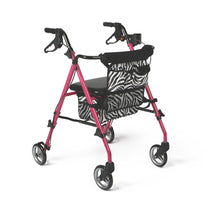 Load image into Gallery viewer, Rollator - Pink Zebra - 6 In.Whls