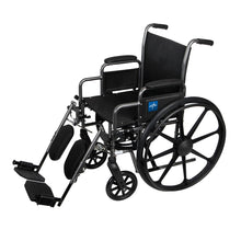 Load image into Gallery viewer, Wheelchair - 22" Seat Width - Elevating Leg Rests - Lightweight