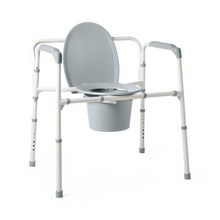 Load image into Gallery viewer, Bedside Commode, Extra Wide, Bariatric, Foldable
