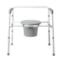 Load image into Gallery viewer, Bedside Commode, Extra Wide, Bariatric, Foldable
