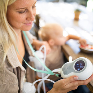 Breast Pump - Duo Double Rechargeable with Hands-Free Pumping Bra