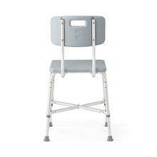 Load image into Gallery viewer, Bariatric Aluminum Bath Bench with Back
