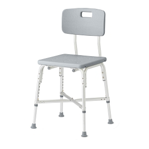 Bariatric Aluminum Bath Bench with Back