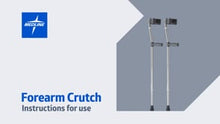 Load and play video in Gallery viewer, Forearm Crutches - Youth - Adult - Tall Adult
