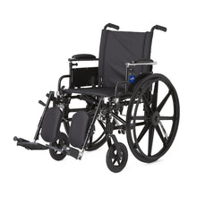 Load image into Gallery viewer, Wheelchair - 22&quot; Seat Width - Elevating Leg Rests - Lightweight
