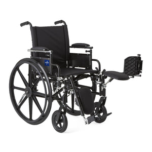 Wheelchair - 16" Seat Width - Elevating Leg Rests - Lightweight