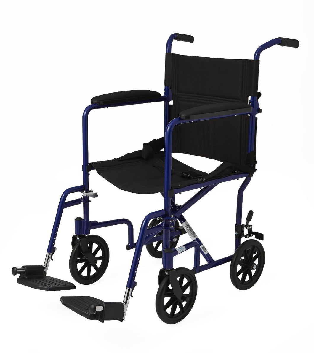 Aluminum Transport Chair with 8