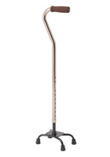 Load image into Gallery viewer, Aluminum Quad Cane, Bronze
