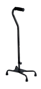 Aluminum Quad Cane, Black