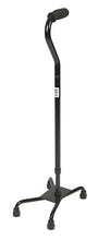 Load image into Gallery viewer, Aluminum Quad Cane, Black
