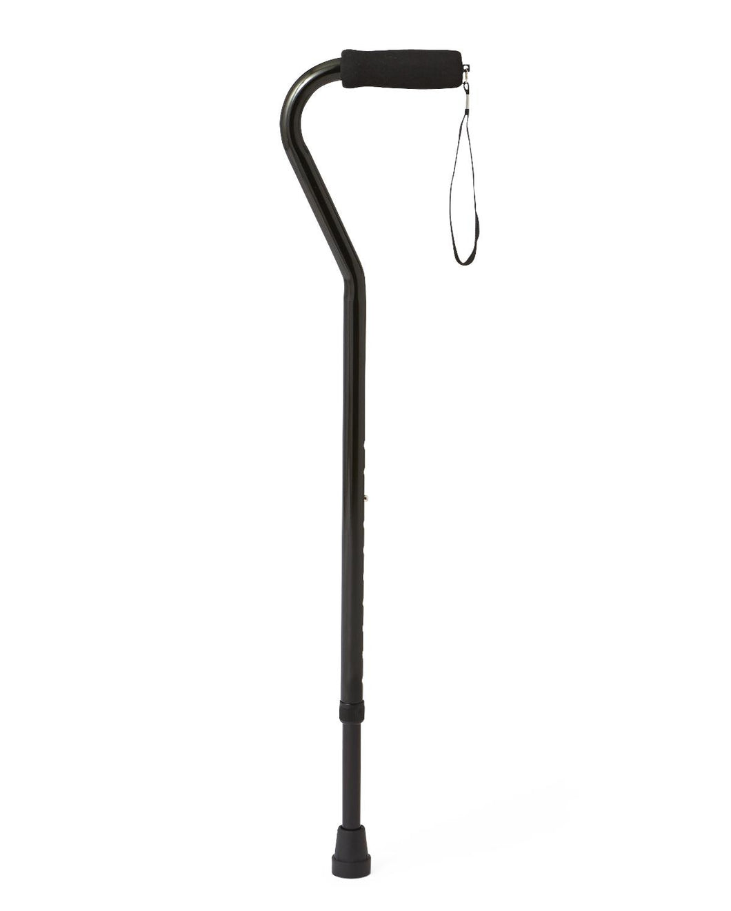 Offset Handle Fashion Cane, Black