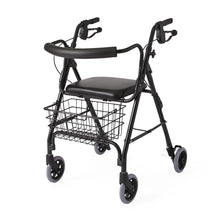 Load image into Gallery viewer, Rollator Deluxe - Black - 6 In.Whls
