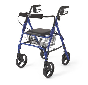 Rollator - Deluxe - Blue - 8 In.Whls