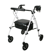 Load image into Gallery viewer, Rollator - Luxe - White - 7 In.Whls
