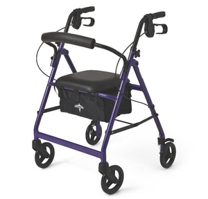 Rollator - Burgundy - 6 In.Whls