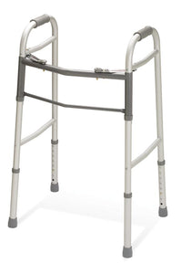 Two-Button Folding Walkers without Wheels,Standard