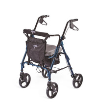 Load image into Gallery viewer, Rollator - Deluxe - Blue - 8 In. Wheels
