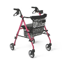 Load image into Gallery viewer, Rollator - Pink Zebra - 6 In.Whls
